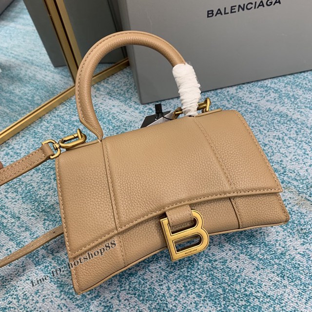 Balenciaga專櫃爆款手提肩背女包 巴黎世家鑽石紋xs小號Hourglass沙漏包 fyj1023